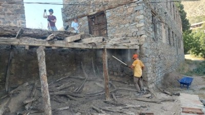 Chantier de la campagne de Terre et Culture à Meghri en 2023