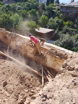 Chantier de la campagne de Terre et Culture à Meghri en 2023