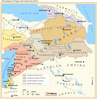 Arménie historique sous Tigran le Grand