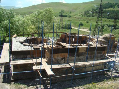 Restauration de l' église de Tchitchkhanavank