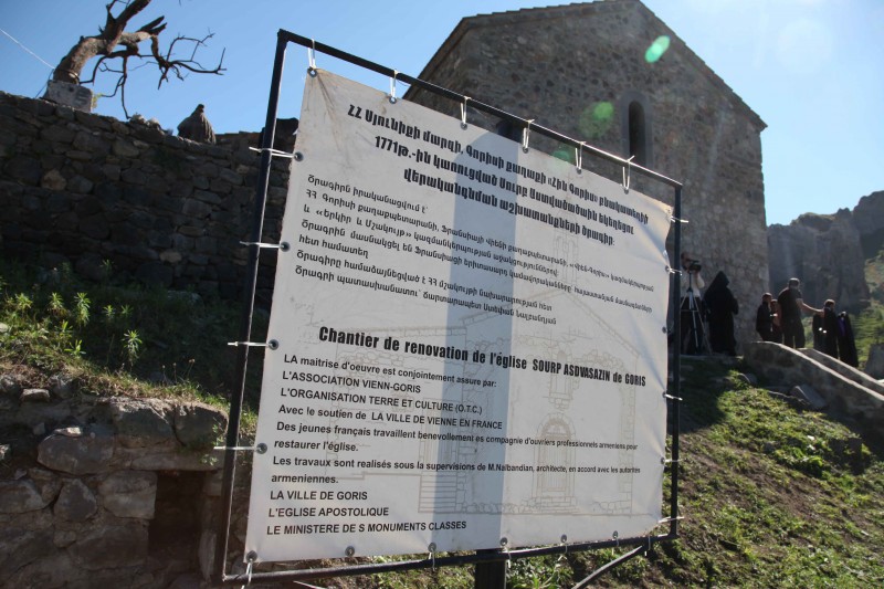 Inauguration de l'église Sainte-Mère-de-Dieu du Vieux-Goris (Arménie)