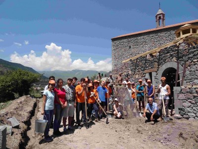 Participants a la campagne de Goris