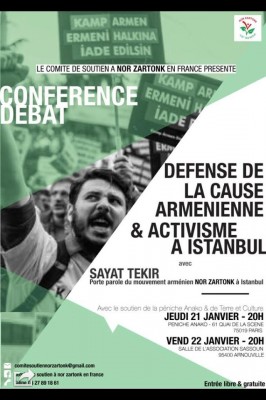 Conférence NOR ZARTONK à PARIS