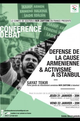 Conférence-débat Nor Zartong à Paris