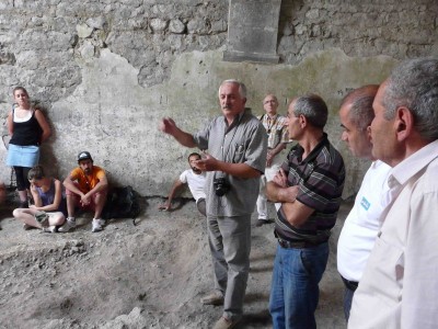Visite du chantier avec l'architecte Stépan Nalbandian